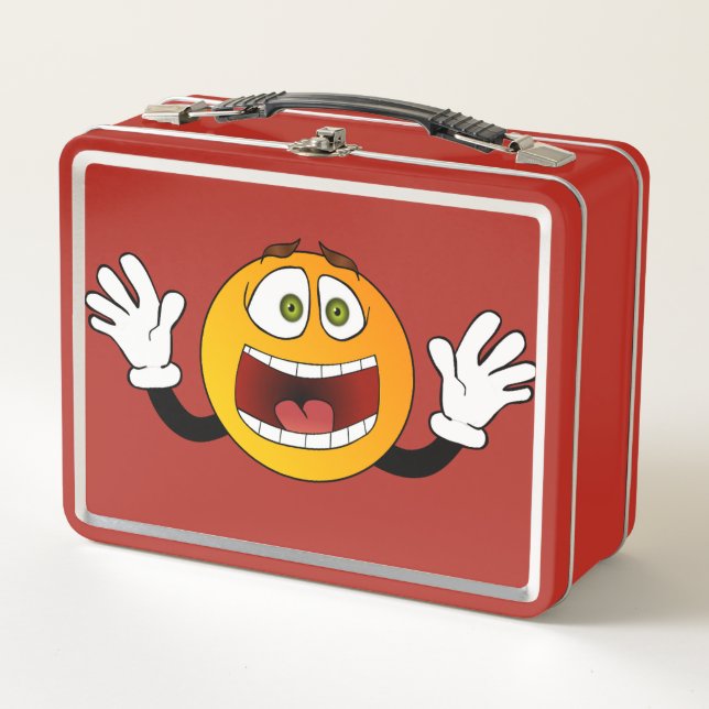 Funny Emoji Lunch Box (Vorderseite)