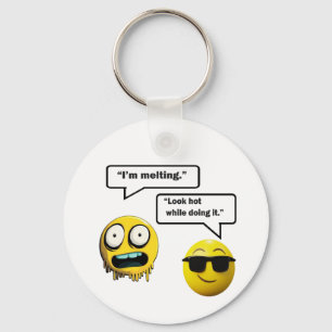 Funny Emoji Schlüsselanhänger