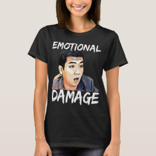 Funny emotional Damast Sarcastic Meme, die asiatis T-Shirt