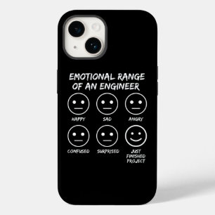 Funny Emotional Range eines Ingenieurlüfters Case-Mate iPhone 14 Hülle