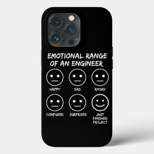 Funny Emotional Range eines Ingenieurlüfters Case-Mate iPhone Hülle