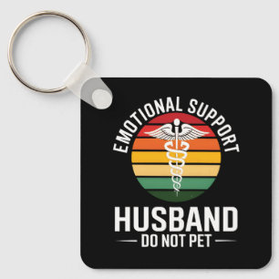 Funny Emotional Support Husband Schlüsselanhänger