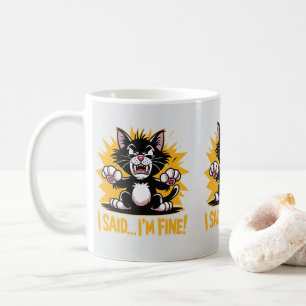 Funny Emotional Support Katzen Lover Cat Mamas & V Kaffeetasse