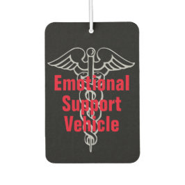 Funny Emotional Support Vehicle Joke Autolufterfrischer