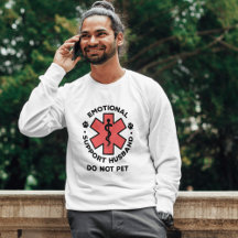 Funny Emotionale Unterstützung Mann nicht Pet Shir