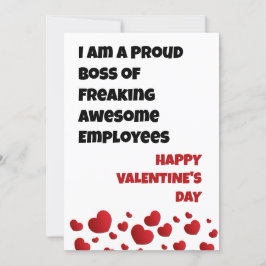 Funny Employees Valentinstag Karte