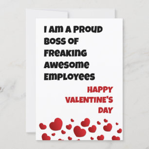 Funny Employees Valentinstag Karte