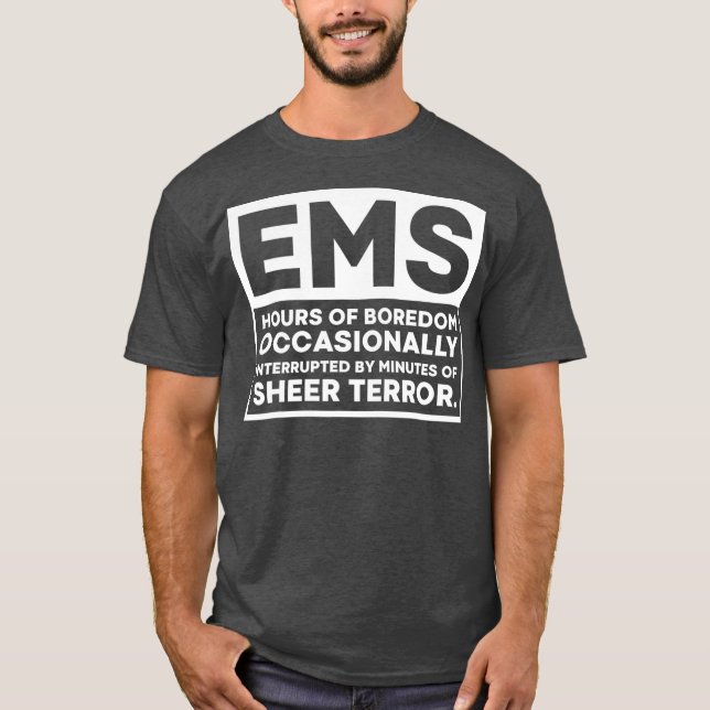 Funny EMT Geschenk First Responder paramedic EMS T-Shirt (Vorderseite)