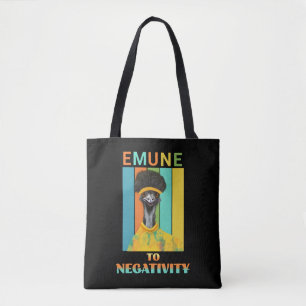 Funny Emu Bird Pun - Emune to Negativity