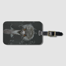 Funny Emu Einstein Gepäckanhänger