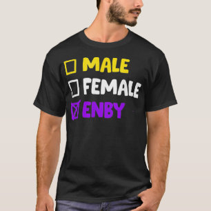 Funny Enby Nonbinary LGBTQ Transgender T-Shirt