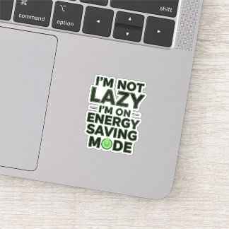 Funny Energy Saving Mode Decal Aufkleber