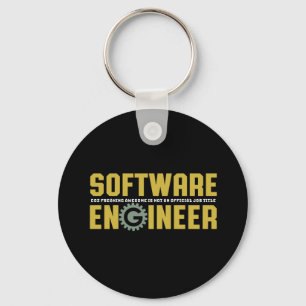 Funny Engineer Software Engineering und Programmie Schlüsselanhänger