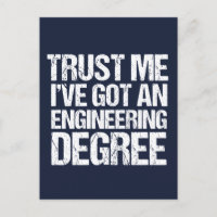 Funny Engineering Abschluss Engineer Degree Blue