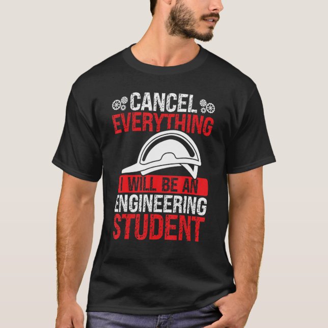 Funny Engineering Student Engineering School Gradu T-Shirt (Vorderseite)
