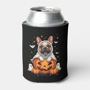 Funny English Bulldog Ghost Boo Halloween Womens M Dosenkühler