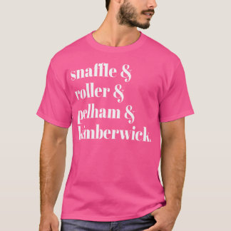 Funny English Horse Jargon Bits Equestrians T-Shirt