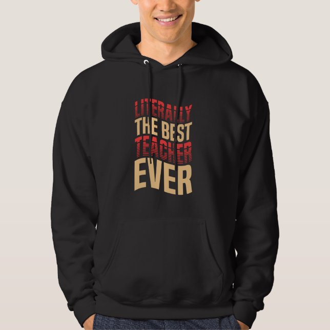 Funny English Teacher Hoodie (Vorderseite)