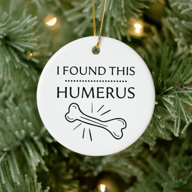 Funny Entdeckungen, fand ich diese Humerus Geschen Keramik Ornament (Baum)