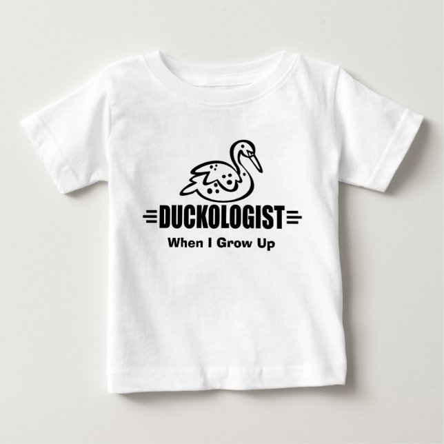 Funny Ente Baby T-shirt (Vorderseite)