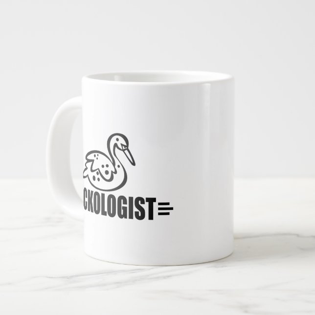 Funny Ente Jumbo-Tasse (Vorderseite Links)
