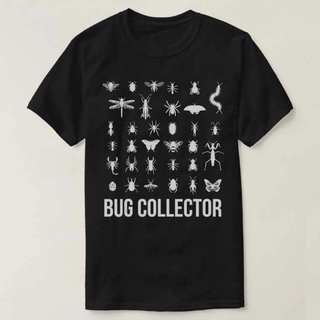 Funny Entomology Bug Collector Käfer Collection I T-Shirt (Design vorne)