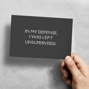 Funny Entschuldigung, ich bin Sorry card Karte