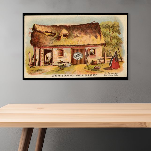 Funny Ephemeral Stove Art Ad Poster (Von Creator hochgeladen)