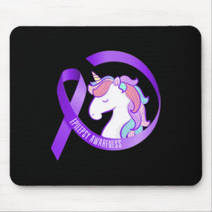 Funny Epilepsy Awareness Unicorbon 1 Mousepad