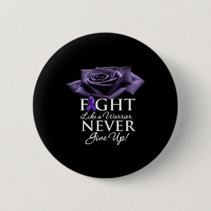 Funny Epilepsy Awareness women Kids lila Band Button