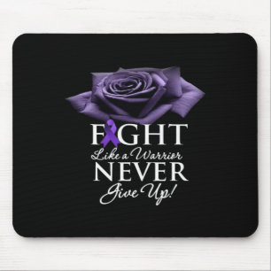 Funny Epilepsy Awareness women Kids lila Band Mousepad