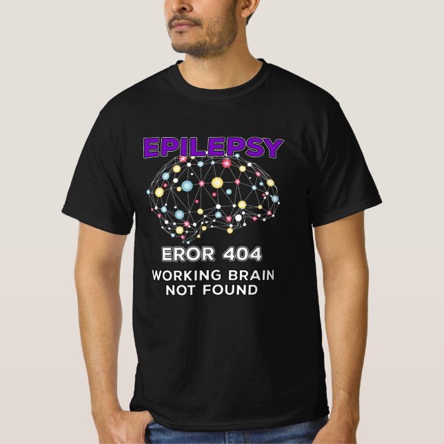 Funny Epilepsy Joke T-Shirt (Vorderseite)