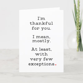 Funny Erntedank Card Dankeskarte