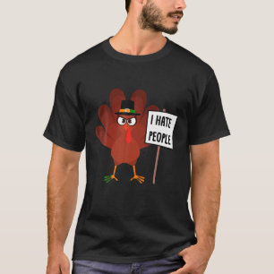Funny Erntedank Dankend Türkei Hass Menschen Gob T-Shirt