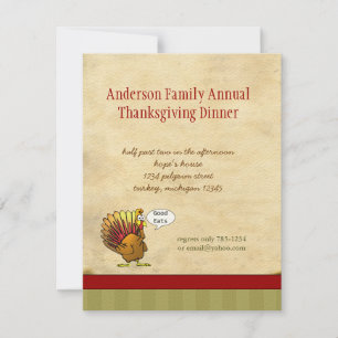 Funny Erntedank Dinner Einladung