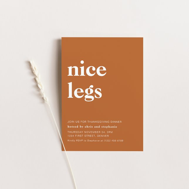 Funny Erntedank Dinner Party Einladung (Von Creator hochgeladen)