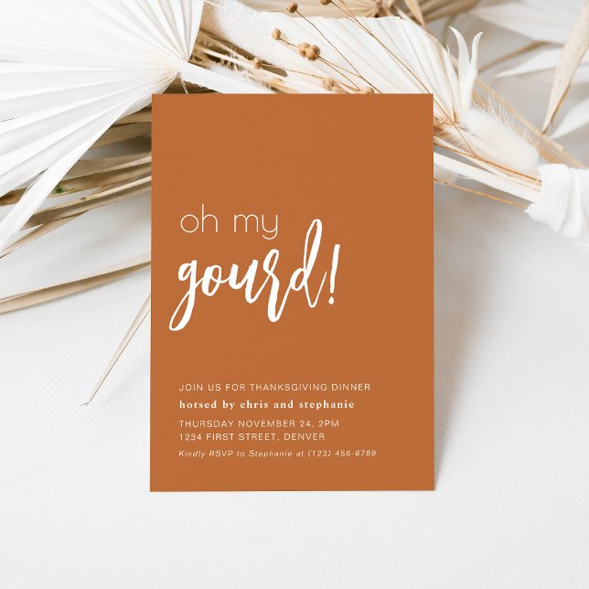 Funny Erntedank Dinner Party Einladung (Von Creator hochgeladen)