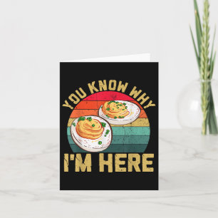 Funny Erntedank entwich Eier, die du weißt, warum  Karte