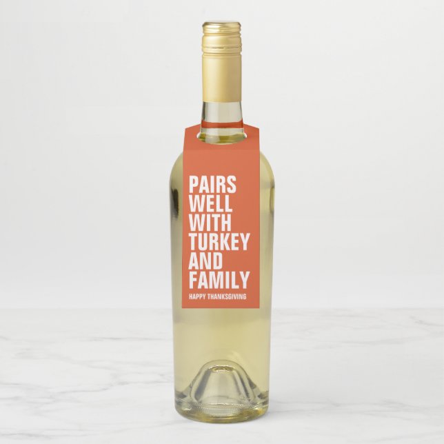 Funny Erntedank Flaschenanhänger (Auf Flasche)