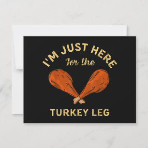 Funny Erntedank Food Ich bin nur hier für den Turk