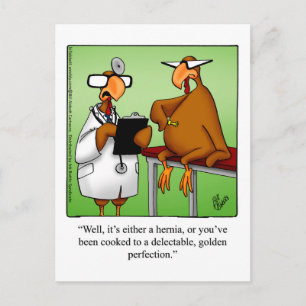 Funny Erntedank "Golden Perfection" Postkarte