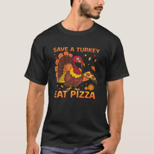 Funny Erntedank Kostüm Rettete Eine Türkei essen P T-Shirt