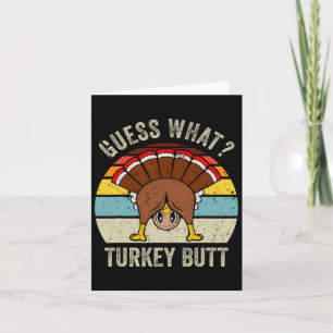 Funny Erntedank rät, was Hintern Türkei Mens Wom Karte