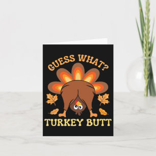 Funny Erntedank Ratet, was Türkei Hintern Karte