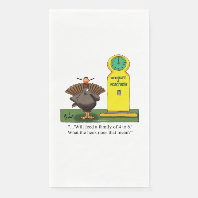 Funny Erntedank Spaß Gästetücher Serviette (Vorderseite)