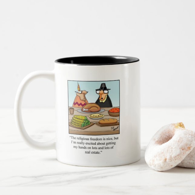 Funny Erntedank Spaß Tasse Geschenk (Mit Donut)