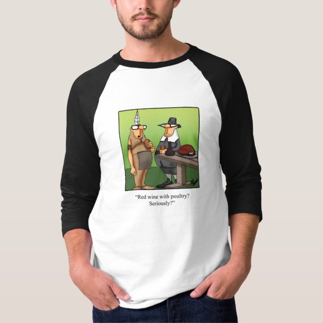 Funny Erntedank Spaß Tee Shirt für ihn (Vorderseite)