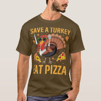 Funny Erntedank T-Shirt Rettete eine Türkei essen