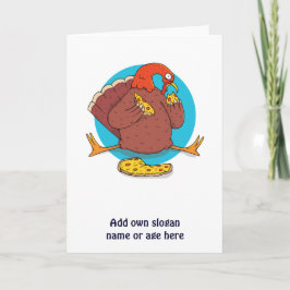 Funny Erntedank Türkei Essen Pizza Tee Cool Karte