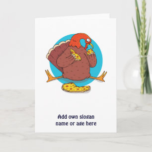 Funny Erntedank Türkei Essen Pizza Tee Cool Karte